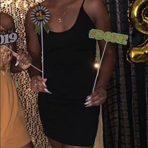 Black Mini Cami Dress